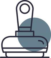 Rubber Stamp Creative Icon Design vector