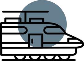 Train Creative Icon Design vector