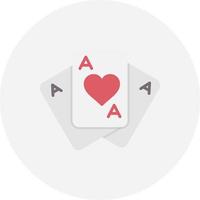 Playing Cards Creative Icon Design vector