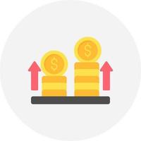 Profit Creative Icon Design vector