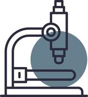 Microscope Creative Icon Design vector