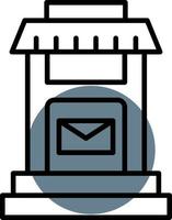 Postbox Creative Icon Design vector