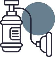 Oxygen Tank Creative Icon Design vector