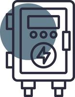 Fuse Box Creative Icon Design vector