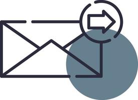 Forward Creative Icon Design vector
