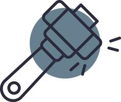 Hammer Creative Icon Design vector