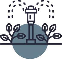 Sprinkler Creative Icon Design vector