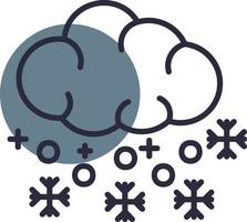 Snow Creative Icon Design vector