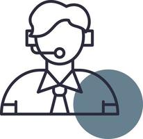 Operator Creative Icon Design vector