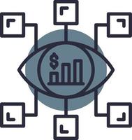 Vision Creative Icon Design vector