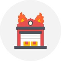 Fire Creative Icon Design vector