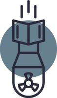 Nuclear Creative Icon Design vector