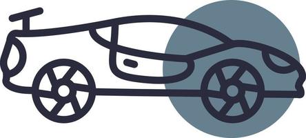 diseño de icono creativo de super coche vector