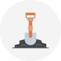 Shovel Creative Icon Design vector