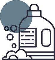 Detergent Creative Icon Design vector