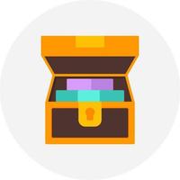 Chest Creative Icon Design vector