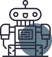Robot Creative Icon Design vector