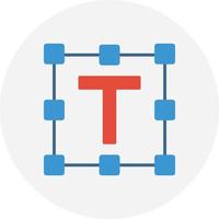 Text Box Creative Icon Design vector