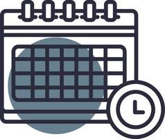 Schedule Creative Icon Design vector