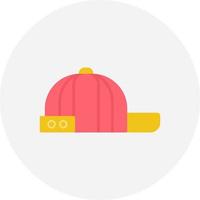 diseño de icono creativo de gorra de béisbol vector