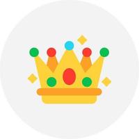 Crown Creative Icon Design vector