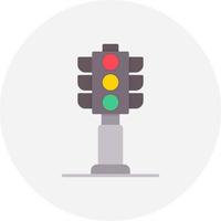 Traffic Lights Creative Icon Design vector