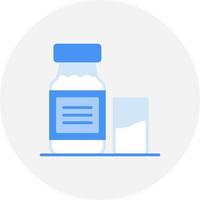 Milk Creative Icon Design vector