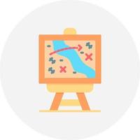 diseño de icono creativo de mapa vector