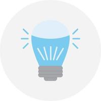 Led Lamp Creative Icon Design vector