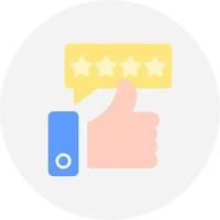 Review Creative Icon Design vector