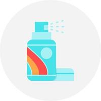 diseño de icono creativo de laca para el cabello vector