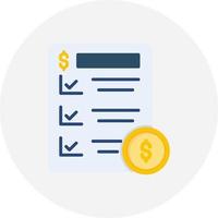 diseño de icono creativo de lista de precios vector