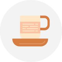 Tea Cup Creative Icon Design vector