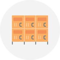 Locker Creative Icon Design vector