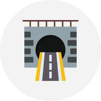 diseño de icono creativo de túnel vector