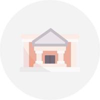 Courthouse Creative Icon Design vector