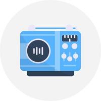 diseño de icono creativo de radio vector