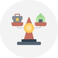 Balance Creative Icon Design vector