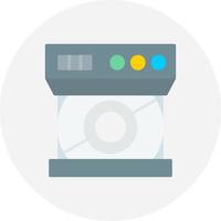 Cd Drive Creative Icon Design vector