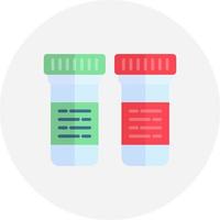 Test Tube Creative Icon Design vector