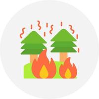 Fire Creative Icon Design vector