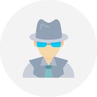 diseño de icono creativo detective vector