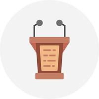 Lectern Creative Icon Design vector