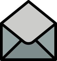 Sms Email Mail Message  Flat Color Icon Vector icon banner Template