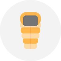 Sleeping Bag Creative Icon Design vector