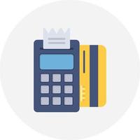 Pos Terminal Creative Icon Design vector