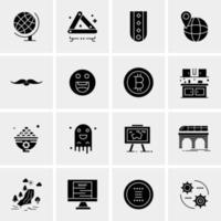 16 Universal Business Icons Vector Creative Icon Illustration to use in web and Mobile Related project