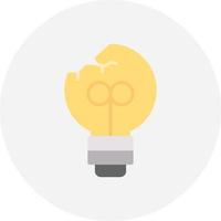 Light Bulb Creative Icon Design vector