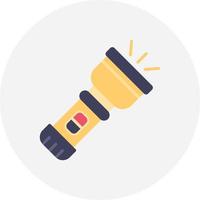 Flashlight Creative Icon Design vector