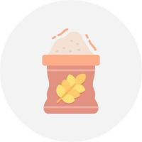 Flour Creative Icon Design vector